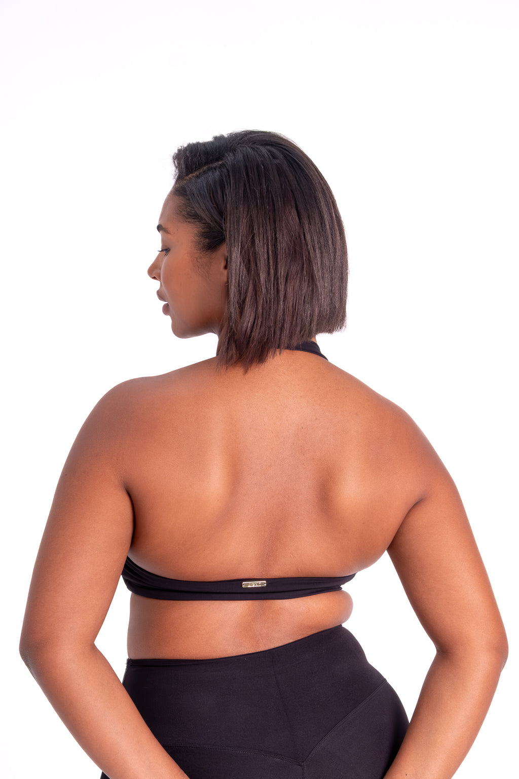 The Halter Bra — Black