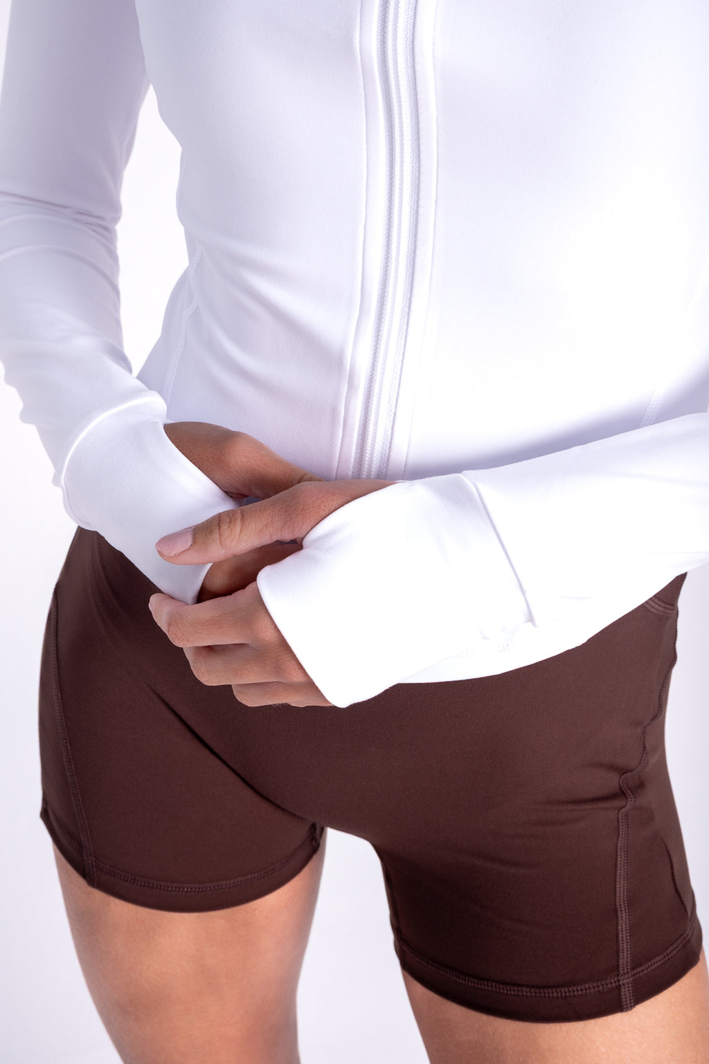 Soft Sculpt Signature Jacket — White
